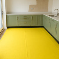 Breathable Adhesive Floor Protection Roll FR – Medium Duty - Yellow - 1.04m x 10m