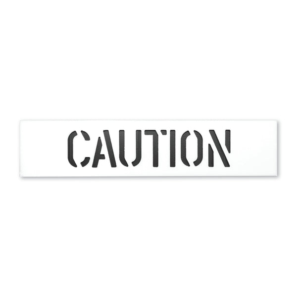 First Fix Stencil - 'Caution' - 150mm x 650mm x 3mm
