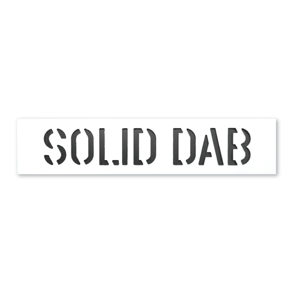 First Fix Stencil - 'Solid Dab' - 150mm x 650mm x 3mm