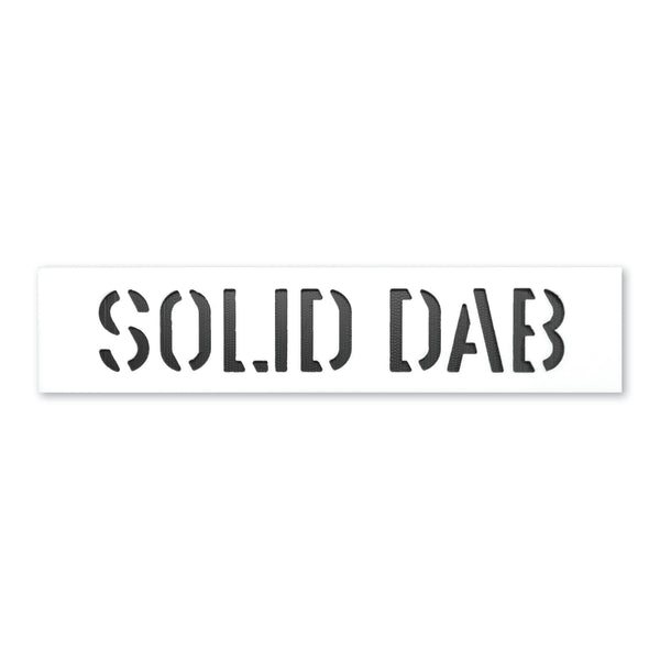 First Fix Stencil - 'Solid Dab' - 150mm x 650mm x 3mm