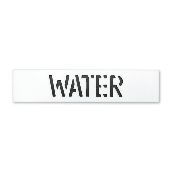 First Fix Stencil - 'Water' - 150mm x 650mm x 3mm