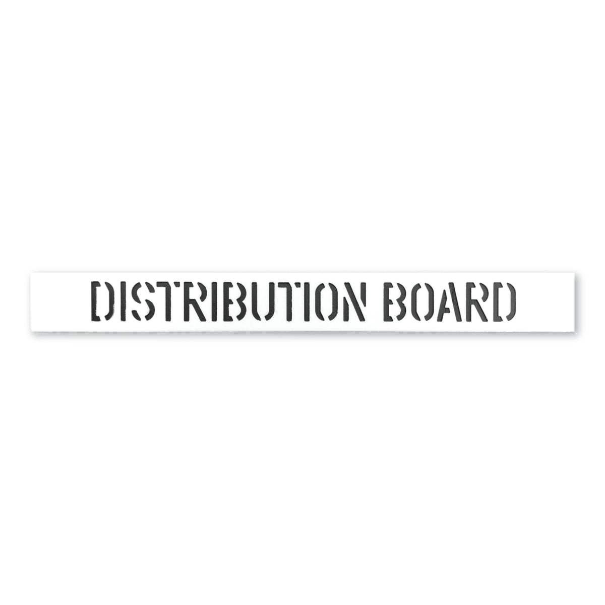 First Fix Stencil - 'Distribution Board' - 150mm x 1334mm x 3mm