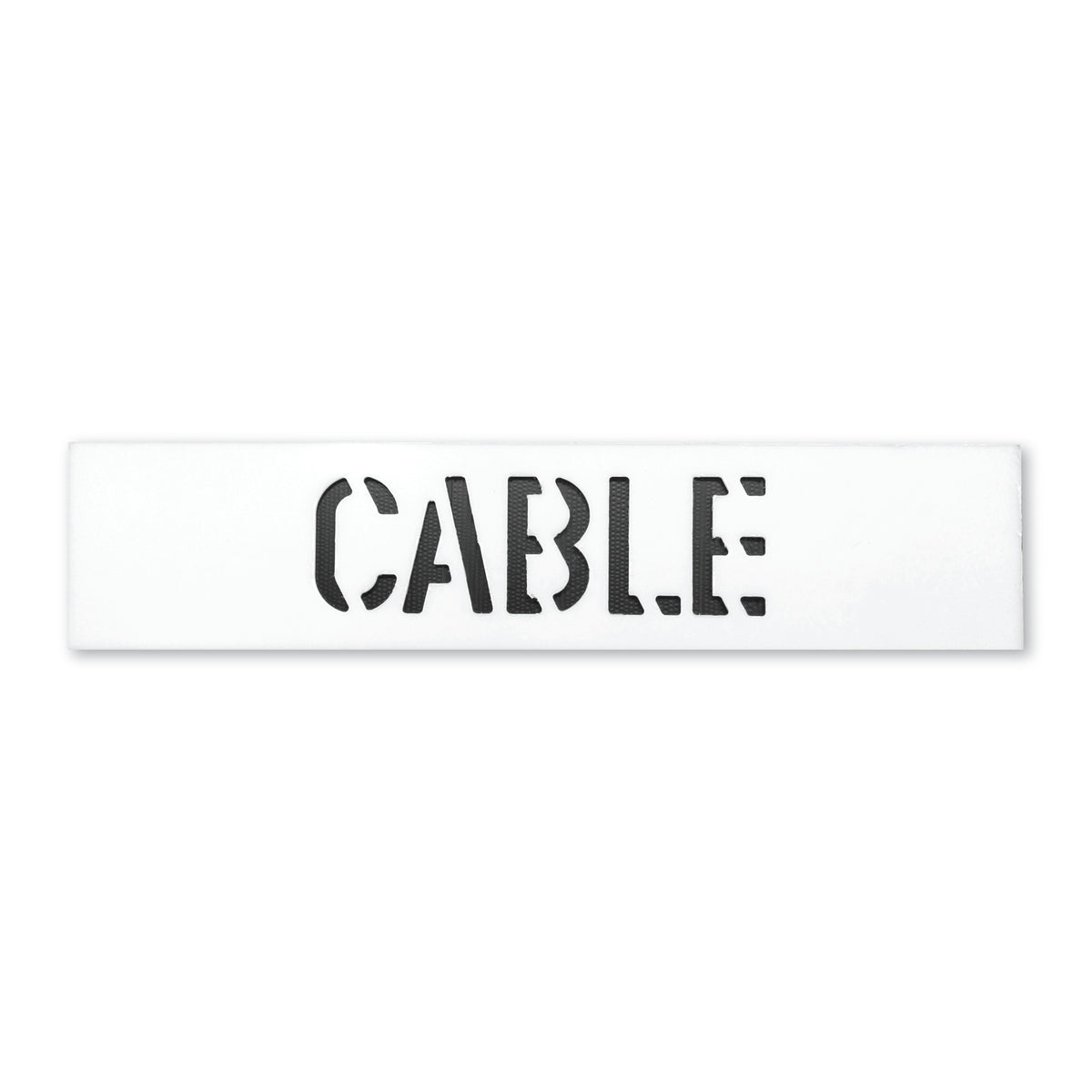 First Fix Stencil - 'Cable' - 150mm x 650mm x 3mm