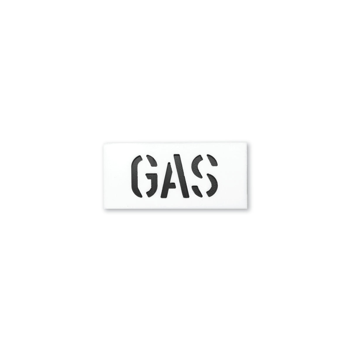 First Fix Stencil - 'Gas' - 150mm x 309mm x 3mm