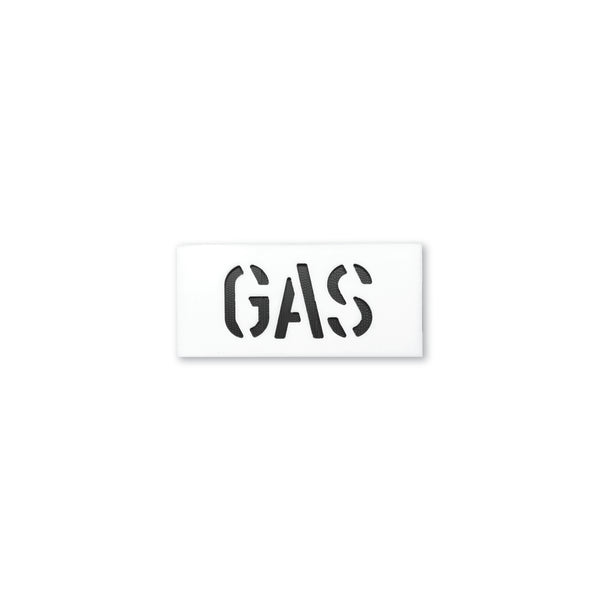 First Fix Stencil - 'Gas' - 150mm x 309mm x 3mm