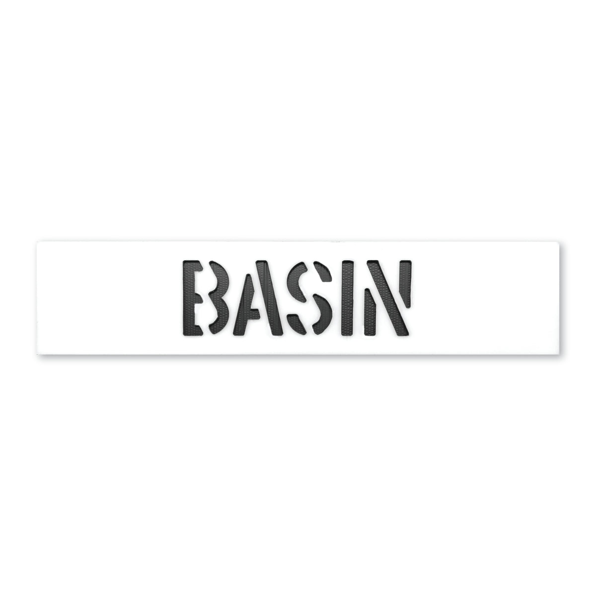 First Fix Stencil - 'Basin' - 150mm x 650mm x 3mm