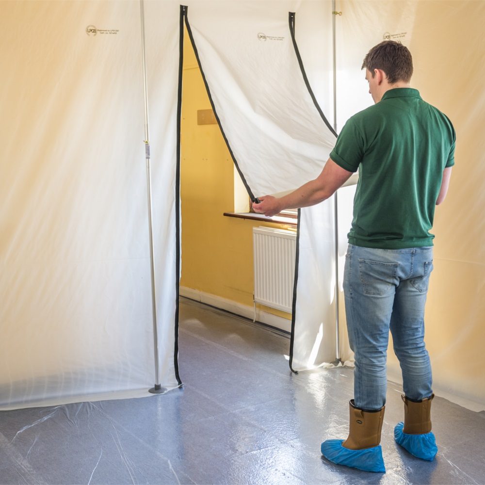 Screening Material Zip Door Kit